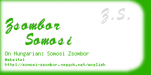 zsombor somosi business card